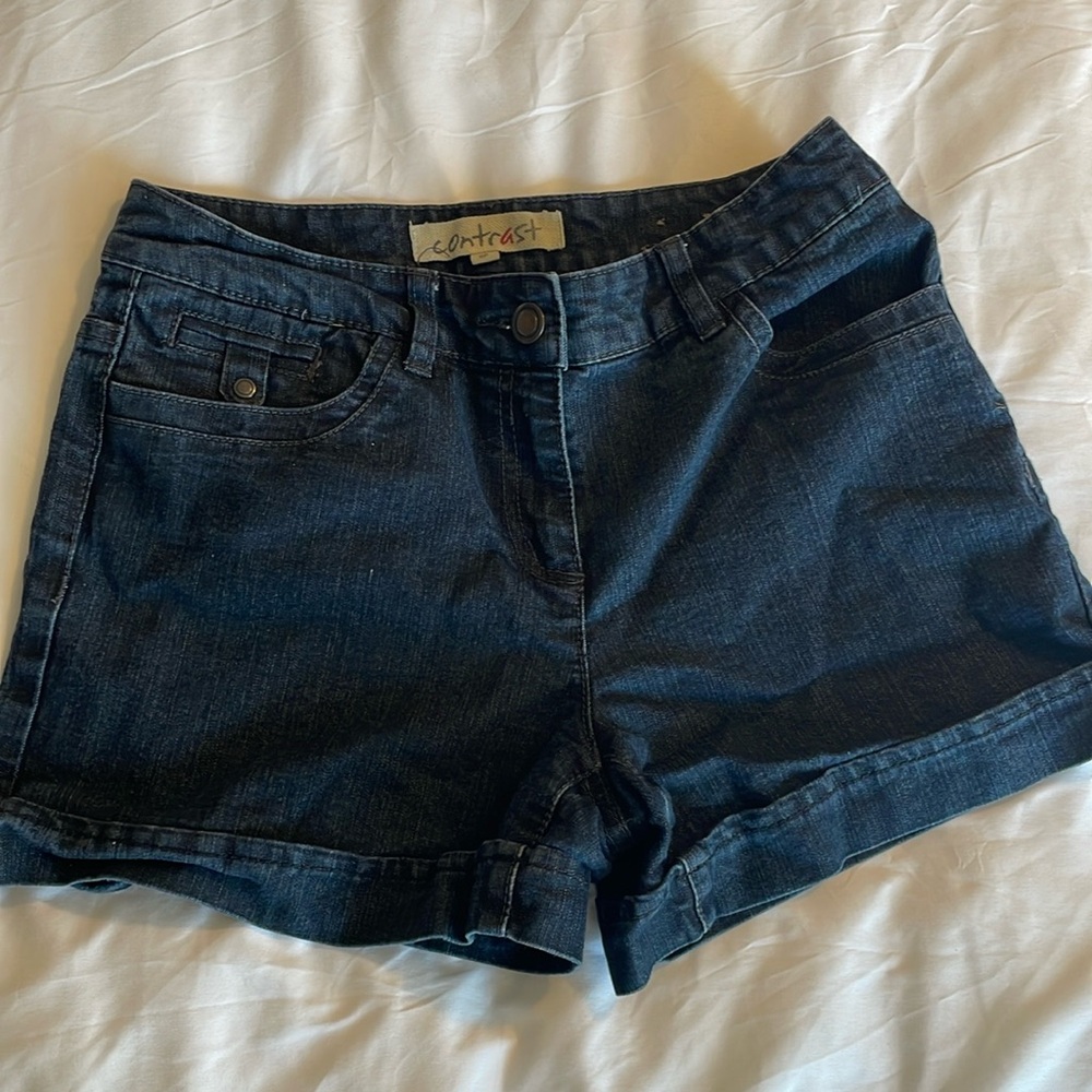 Denim shorts